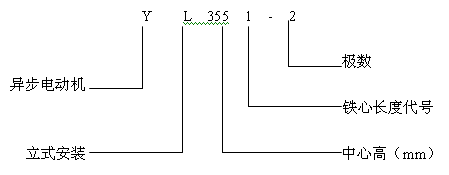 YL系列立式三相異步電動機(jī)產(chǎn)品特點(diǎn)及標(biāo)記方法(6KV)